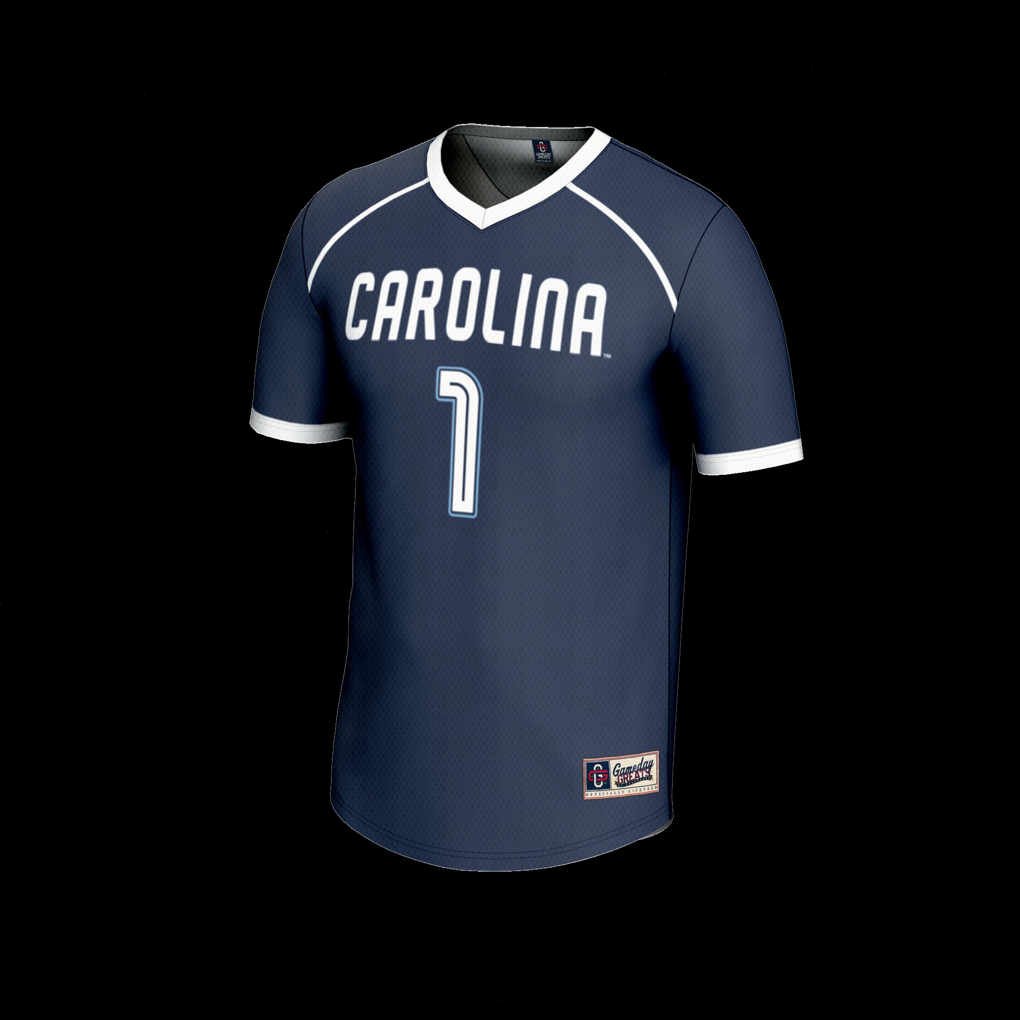 Unisex GameDay Greats #1 Navy North Carolina Tar Heels Lightweight Women's Lacrosse Fashion Jersey