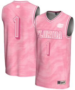 Unisex GameDay Greats #1 Pink Florida Gators Lightweight Basketball Fashion Jersey