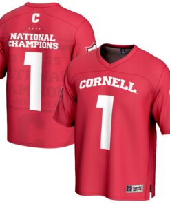 Unisex GameDay Greats #1 Red Cornell Big Red 2025 NCAA Men's Lacrosse National Champions Lightweight Fashion Jersey