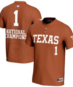 Unisex GameDay Greats #1 Texas Orange Texas Longhorns 2025 NCAA Softball Women's College World Series Champions Lightweight Commemorative Fashion Jersey