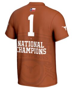 Unisex GameDay Greats #1 Texas Orange Texas Longhorns 2025 NCAA Softball Women's College World Series Champions Lightweight Commemorative Fashion Jersey