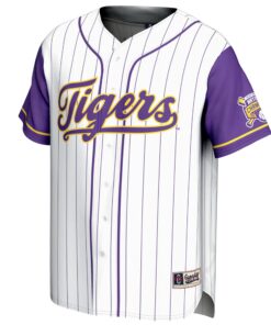 Unisex GameDay Greats #1 White LSU Tigers 2025 NCAA Baseball Men's College World Series Champions Lightweight Baseball Jersey