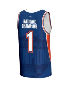 Unisex GameDay Greats White Florida Gators 2025 NCAA Men's Basketball National Champions Commemorative Fashion Jersey