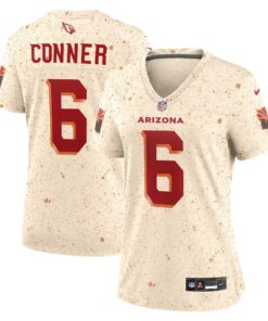 Women's Arizona Cardinals James Conner Nike Natural 2025 Rivalries Collection Game Jersey
