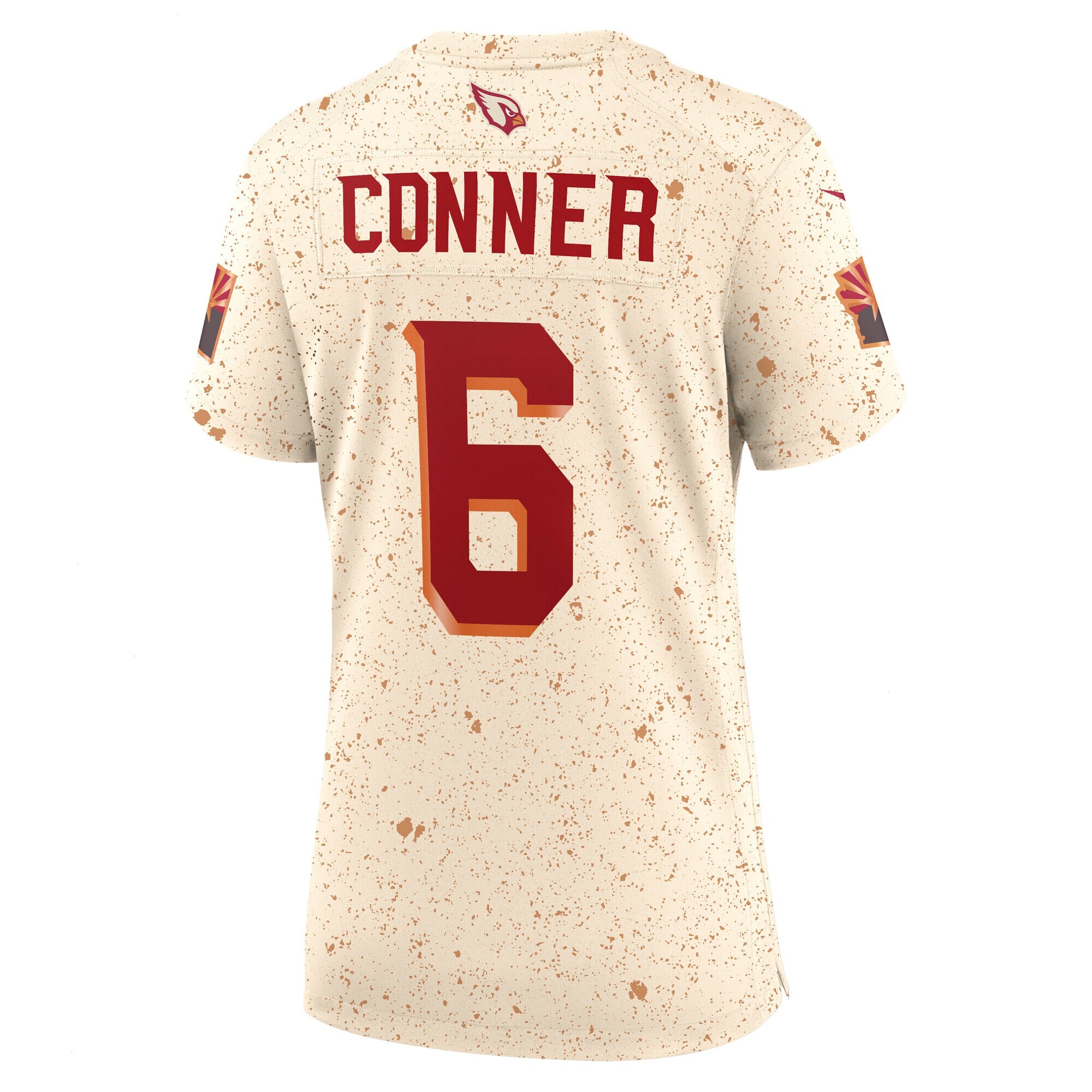 Women's Arizona Cardinals James Conner Nike Natural 2025 Rivalries Collection Game Jersey