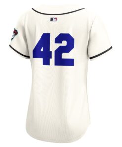 Women's Arizona Diamondbacks Nike Cream Home 2025 Jackie Robinson Day Limited Jersey