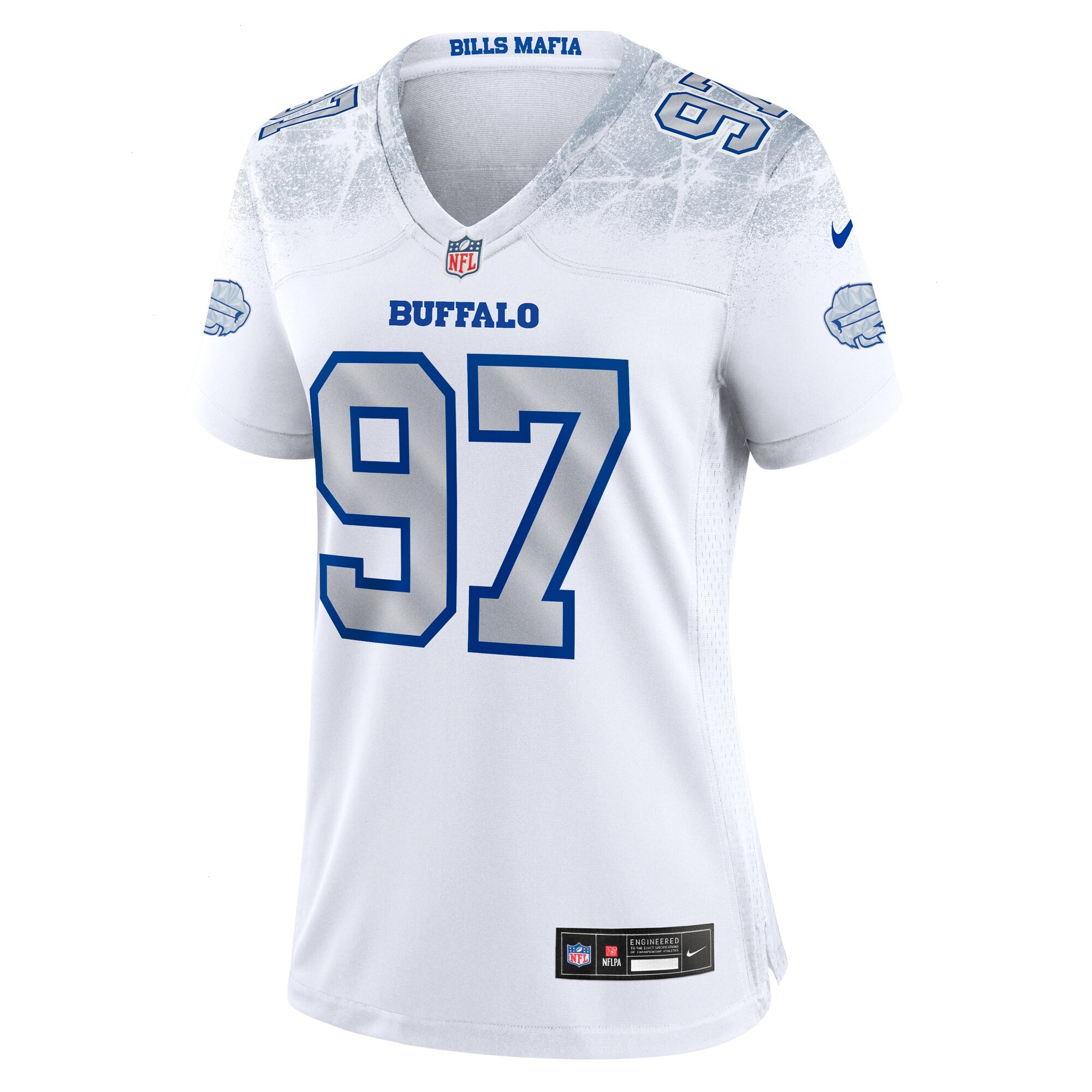 Women's Buffalo Bills Joey Bosa Nike White 2025 Rivalries Collection Game Jersey