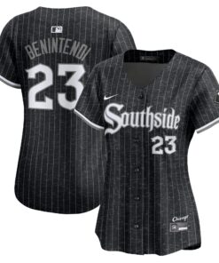 Women's Chicago White Sox Andrew Benintendi Nike Black City Connect Limited Jersey