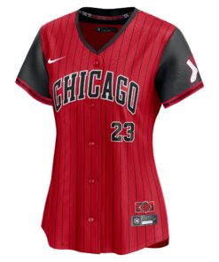 Women's Chicago White Sox Andrew Benintendi Nike Red/Black 2025 City Connect Limited Player Jersey