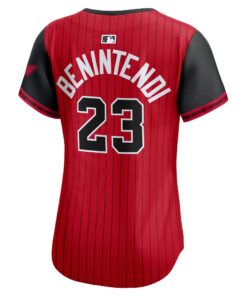 Women's Chicago White Sox Andrew Benintendi Nike Red/Black 2025 City Connect Limited Player Jersey