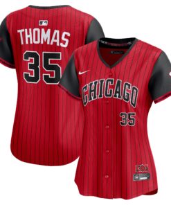 Women's Chicago White Sox Frank Thomas Nike Red/Black 2025 City Connect Limited Retired Player Jersey