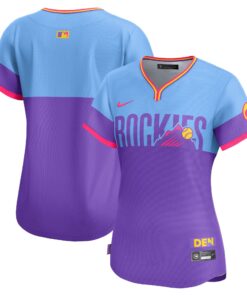 Women's Colorado Rockies Nike Purple/Light Blue 2025 City Connect Limited Jersey