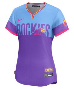 Women's Colorado Rockies Nike Purple/Light Blue 2025 City Connect Limited Jersey
