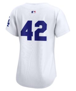 Women's Los Angeles Dodgers Nike White Home 2025 Jackie Robinson Day Limited Jersey