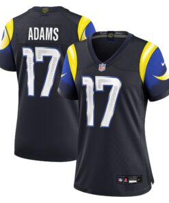 Women's Los Angeles Rams Davante Adams Nike Midnight Blue 2025 Rivalries Collection Game Jersey