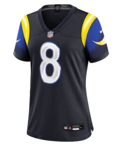 Women's Los Angeles Rams Jared Verse Nike Midnight Blue 2025 Rivalries Collection Game Jersey