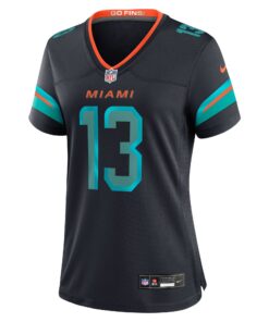 Women's Miami Dolphins Dan Marino Nike Pitch Blue 2025 Rivalries Collection Retired Player Game Jersey