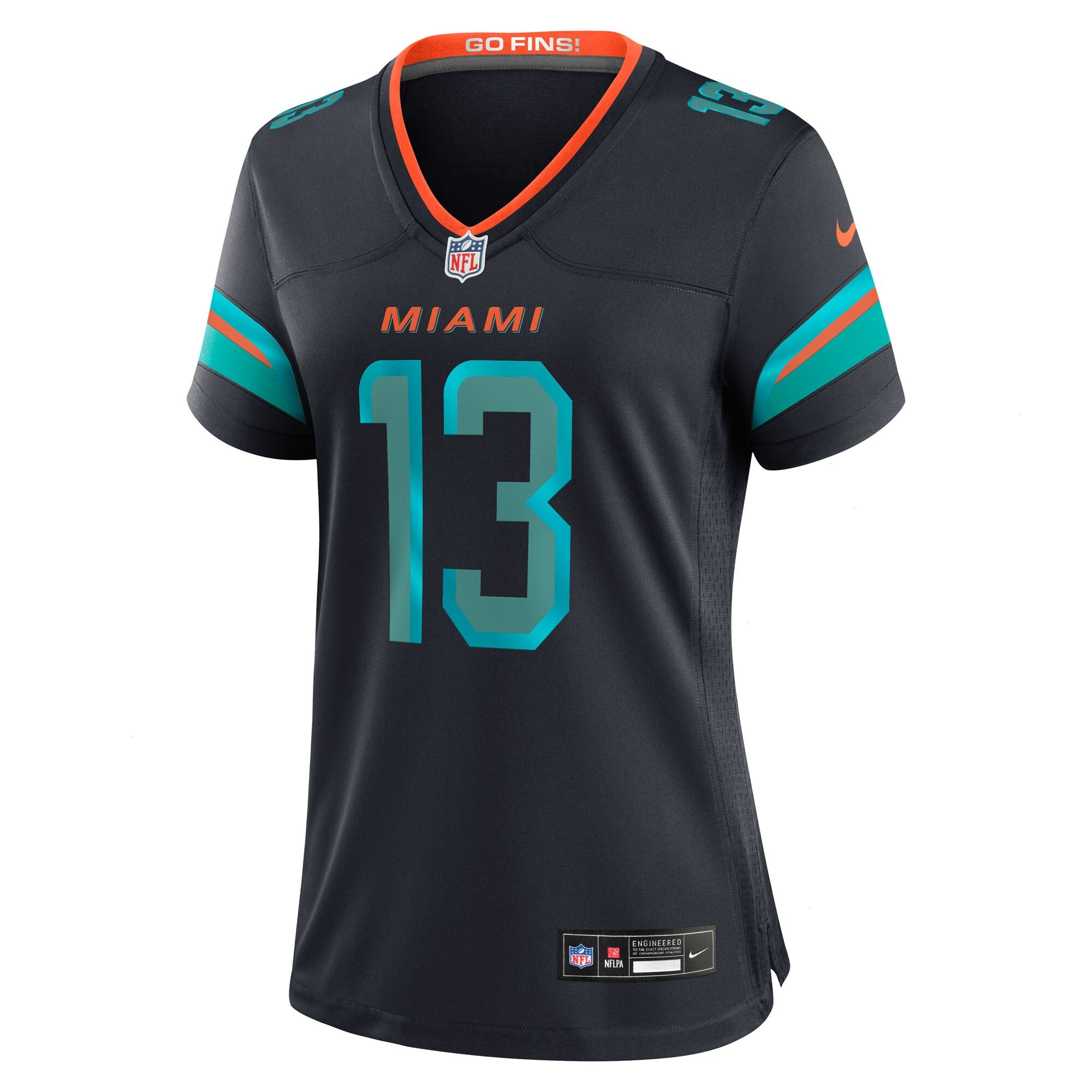 Women's Miami Dolphins Dan Marino Nike Pitch Blue 2025 Rivalries Collection Retired Player Game Jersey
