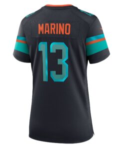 Women's Miami Dolphins Dan Marino Nike Pitch Blue 2025 Rivalries Collection Retired Player Game Jersey