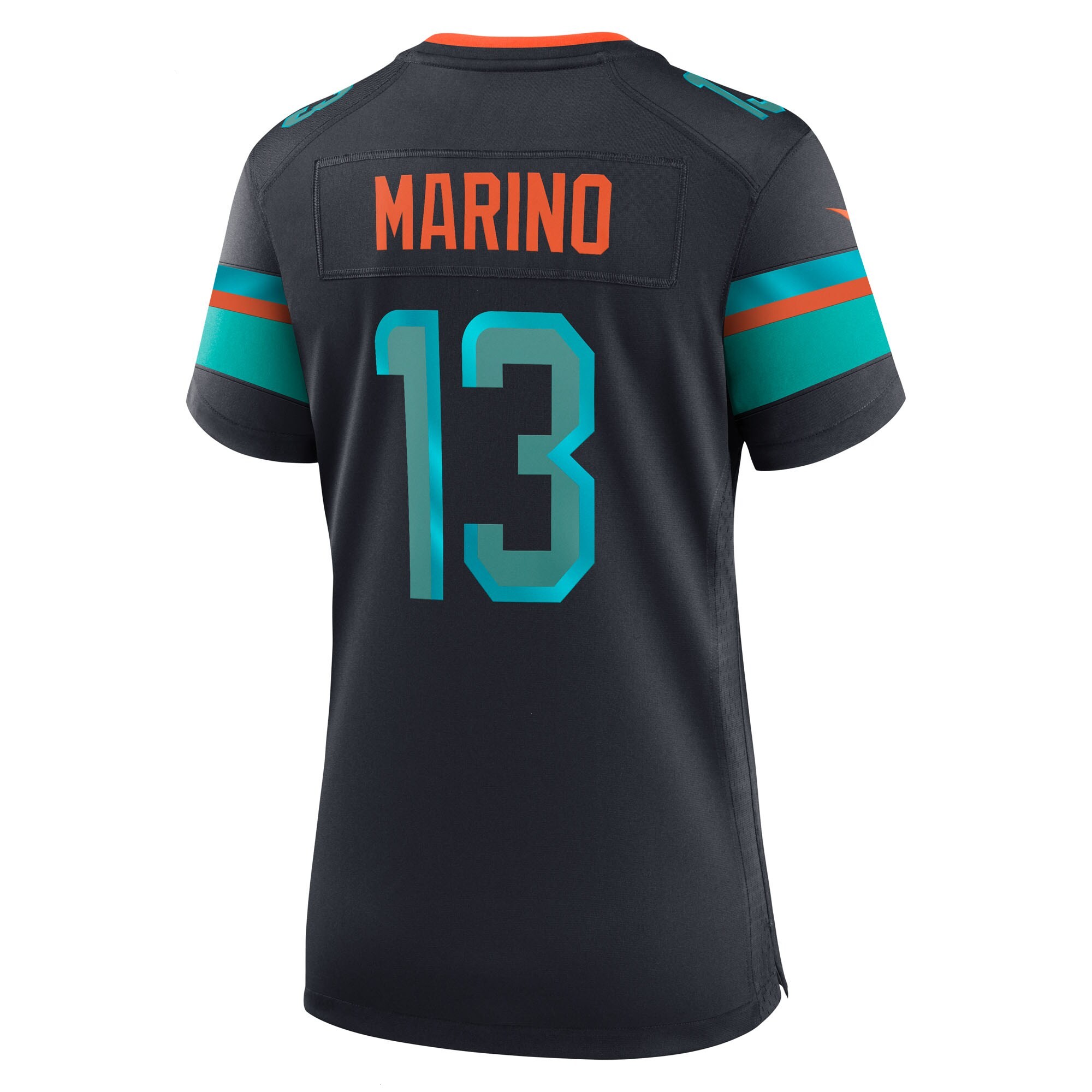 Women's Miami Dolphins Dan Marino Nike Pitch Blue 2025 Rivalries Collection Retired Player Game Jersey