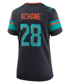 Women's Miami Dolphins De'Von Achane Nike Pitch Blue 2025 Rivalries Collection Game Jersey