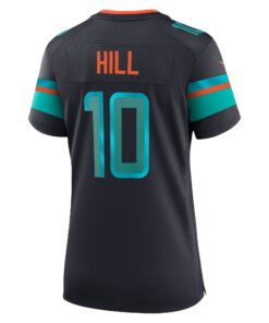 Women's Miami Dolphins Tyreek Hill Nike Pitch Blue 2025 Rivalries Collection Game Jersey