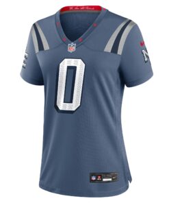 Women's New England Patriots Christian Gonzalez Nike Storm Blue 2025 Rivalries Collection Game Jersey