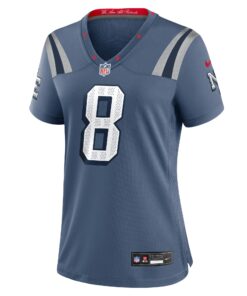 Women's New England Patriots Stefon Diggs Nike Storm Blue 2025 Rivalries Collection Game Jersey
