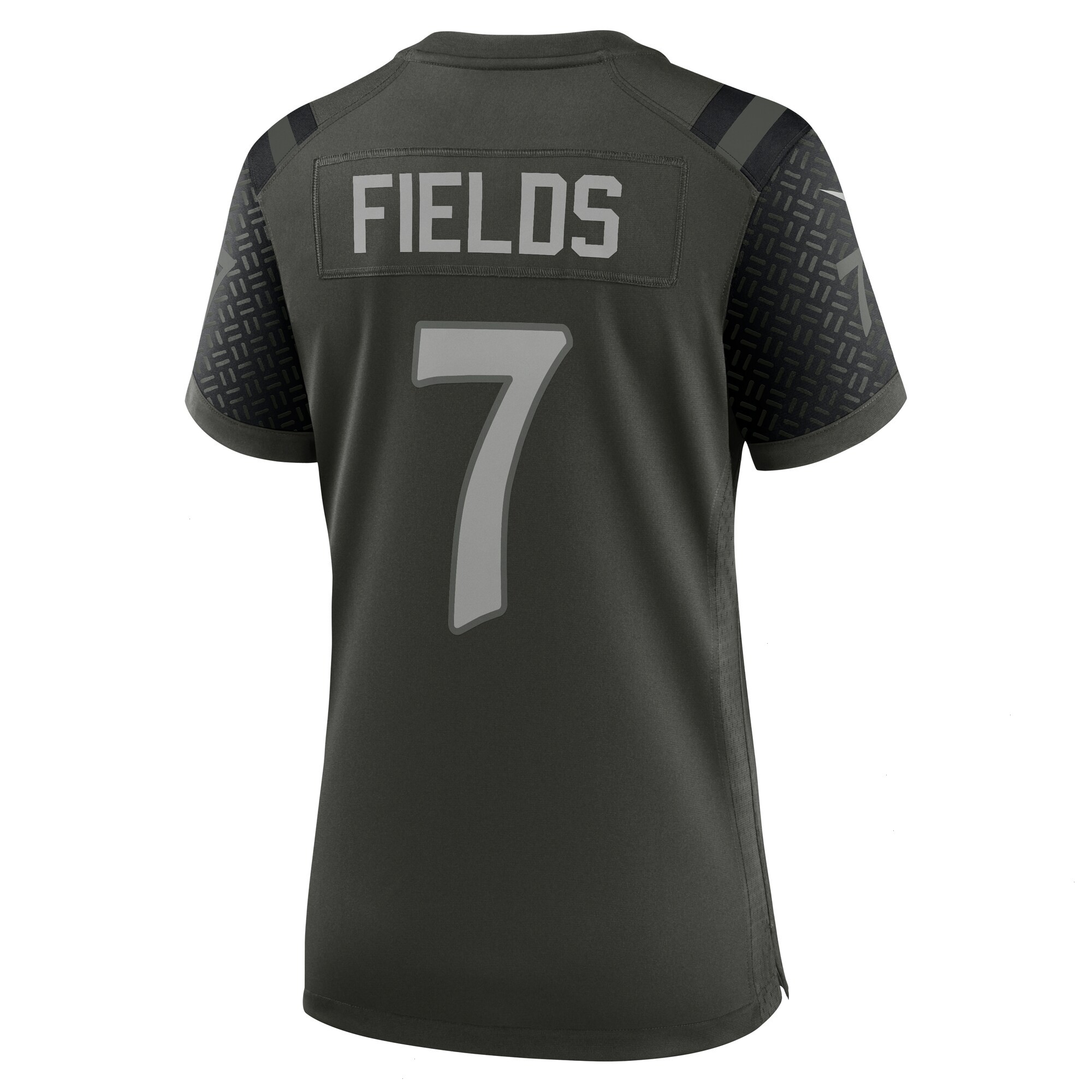 Women's New York Jets Justin Fields Nike Gotham Green 2025 Rivalries Collection Game Jersey