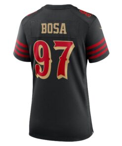 Women's San Francisco 49ers Nick Bosa Nike Black 2025 Rivalries Collection Game Jersey