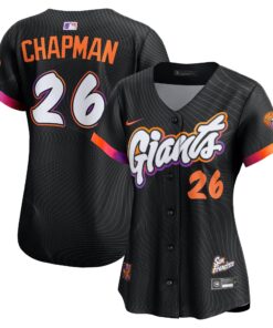 Women's San Francisco Giants Matt Chapman Nike Anthracite 2025 City Connect Limited Jersey