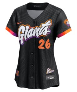 Women's San Francisco Giants Matt Chapman Nike Anthracite 2025 City Connect Limited Jersey