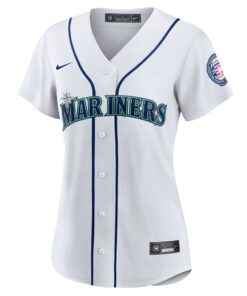 Women's Seattle Mariners Ichiro Suzuki Nike White 2025 Baseball Hall of Fame Replica Jersey