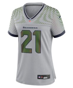 Women's Seattle Seahawks Devon Witherspoon Nike Wolf Gray 2025 Rivalries Collection Game Jersey