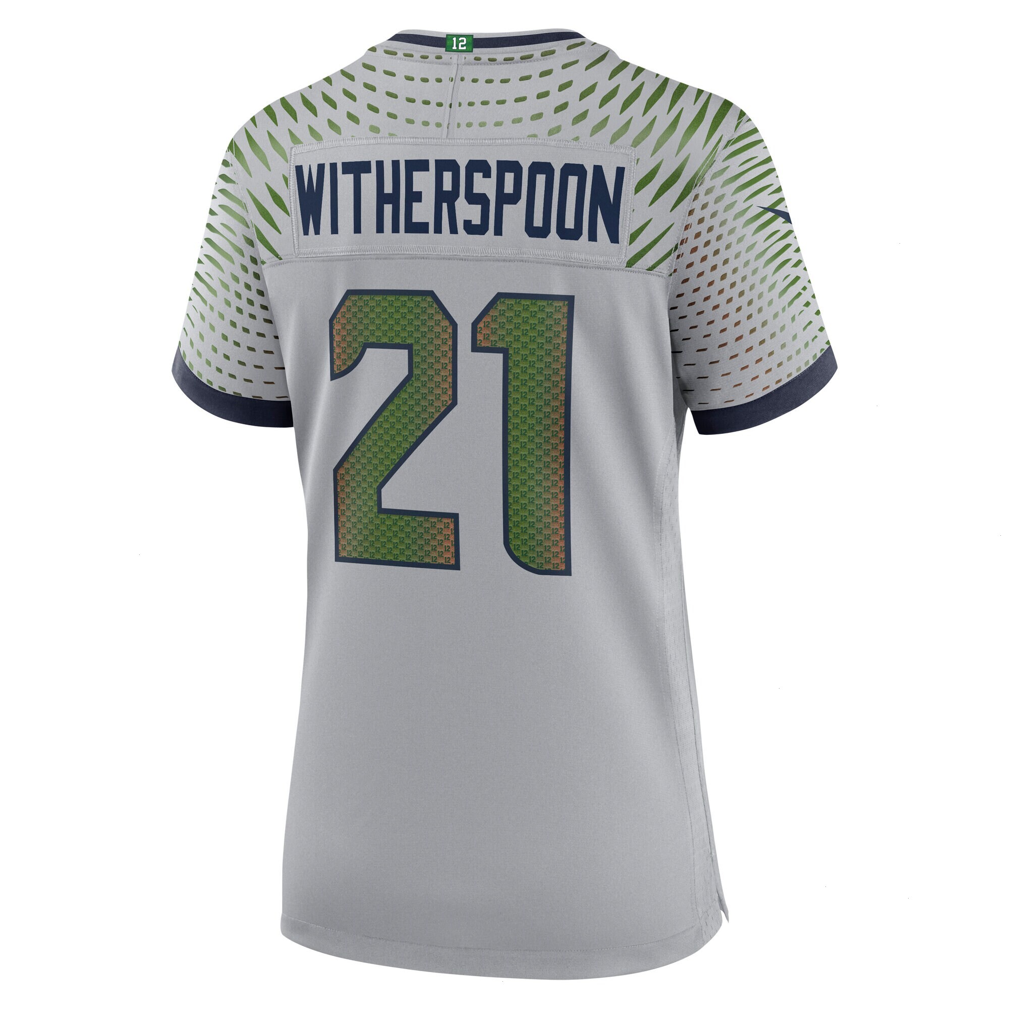 Women's Seattle Seahawks Devon Witherspoon Nike Wolf Gray 2025 Rivalries Collection Game Jersey