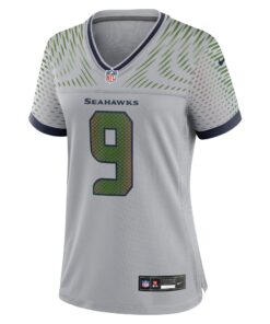 Women's Seattle Seahawks Kenneth Walker III Nike Wolf Gray 2025 Rivalries Collection Game Jersey