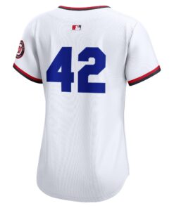 Women's Washington Nationals Nike White Home 2025 Jackie Robinson Day Limited Jersey