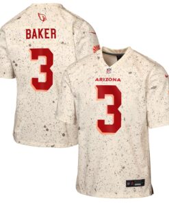Youth Arizona Cardinals Budda Baker Nike Natural 2025 Rivalries Collection Game Jersey