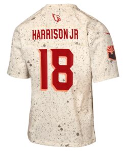 Youth Arizona Cardinals Marvin Harrison Jr. Nike Natural 2025 Rivalries Collection Game Jersey