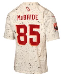 Youth Arizona Cardinals Trey McBride Nike Natural 2025 Rivalries Collection Game Jersey