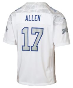 Youth Buffalo Bills Josh Allen Nike White 2025 Rivalries Collection Game Jersey