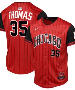 Youth Chicago White Sox Frank Thomas Red/Black 2025 City Connect Limited Player Jersey