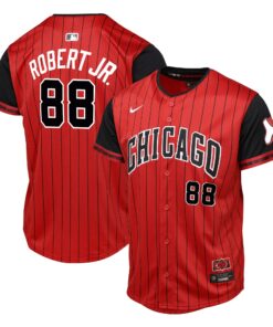 Youth Chicago White Sox Luis Robert Jr. Red/Black 2025 City Connect Limited Player Jersey