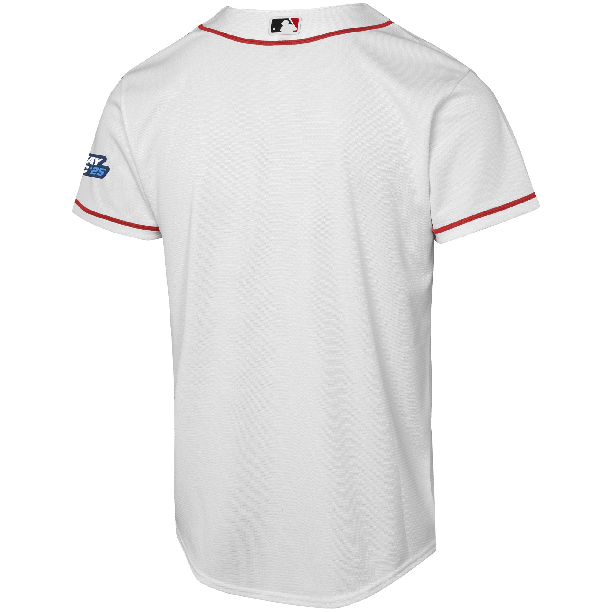 Youth Cincinnati Reds Nike White 2025 MLB Speedway Classic Home Replica Team Jersey