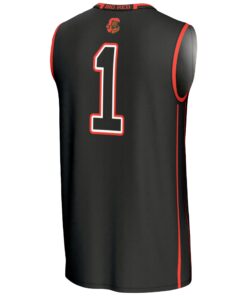 Youth GameDay Greats #1 Black Cornell Big Red Lightweight Basketball Jersey