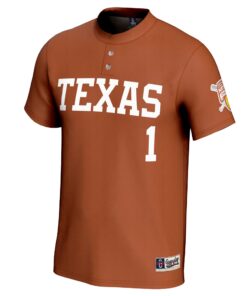 Youth GameDay Greats #1 Texas Orange Texas Longhorns 2025 NCAA Softball Women's College World Series Champions Lightweight Commemorative Fashion Jersey