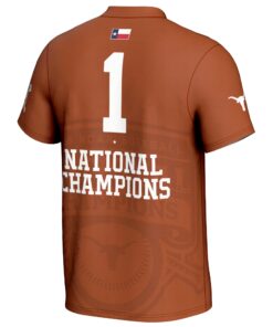 Youth GameDay Greats #1 Texas Orange Texas Longhorns 2025 NCAA Softball Women's College World Series Champions Lightweight Commemorative Fashion Jersey