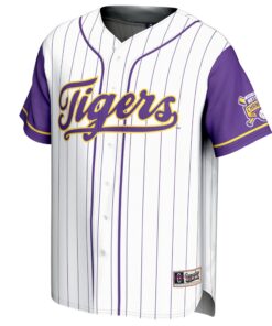 Youth GameDay Greats #1 White LSU Tigers 2025 NCAA Men's Baseball College World Series Champions Lightweight Baseball Jersey