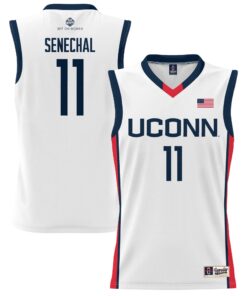 Youth GameDay Greats Lou Lopez-Senechal White UConn Huskies Lightweight Basketball Alumni Jersey