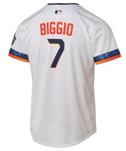 Youth Houston Astros Craig Biggio Nike White 2025 City Connect Limited Player Jersey